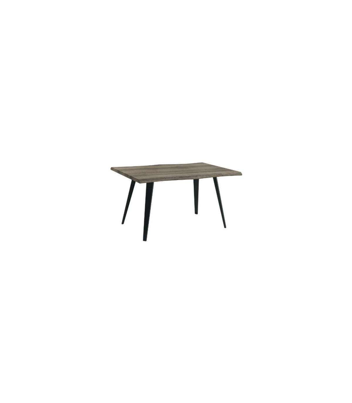 Mesa Rectangular Trunk Dt-1053 Acabado En Color Negro/roble Oscuro, 76cm(alto) 140m(ancho) 90cm(fondo)_5