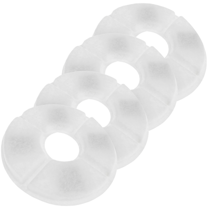Filtro Redondo De Carbón Activo De Recambio Para Fuente De Agua De Perros Y Gatos 4-pack_0