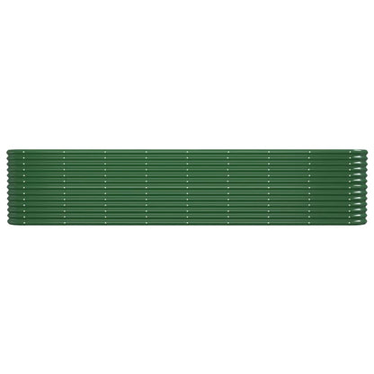 Jardinera Arriate Acero Galvanizado Verde 332x40x68 Cm_2