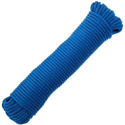 Cuerda Trenzada Multifilamento Pp 20 M X 3 Mm Azul_0