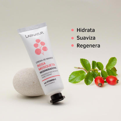Crema de Manos y Uñas Rosa Mosqueta 50 Ml | Hidratante y Regeneradora | Fortalece Uñas y Repara La Piel_1