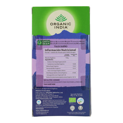 Tulsi Sleep Organic India 25 saquetas