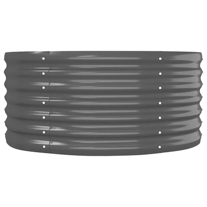 Jardinera Arriate Acero Galvanizado Antracita 512x80x36 Cm_3