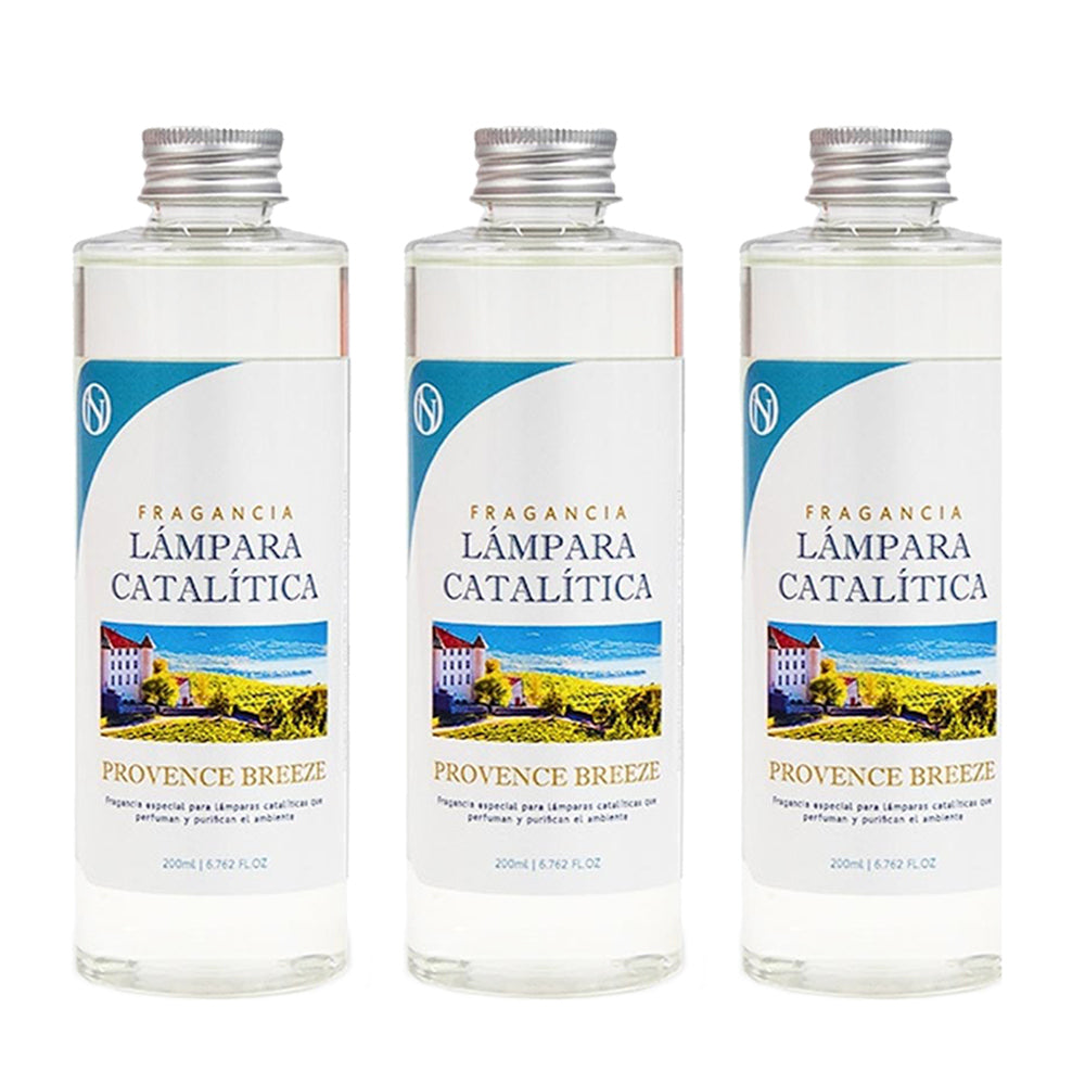 Pack 3x Fragancia Lámpara Catalítica 200ml: Aroma Provence Breeze - Disfruta Tu Aroma Favorito Durante Más Tiempo_0