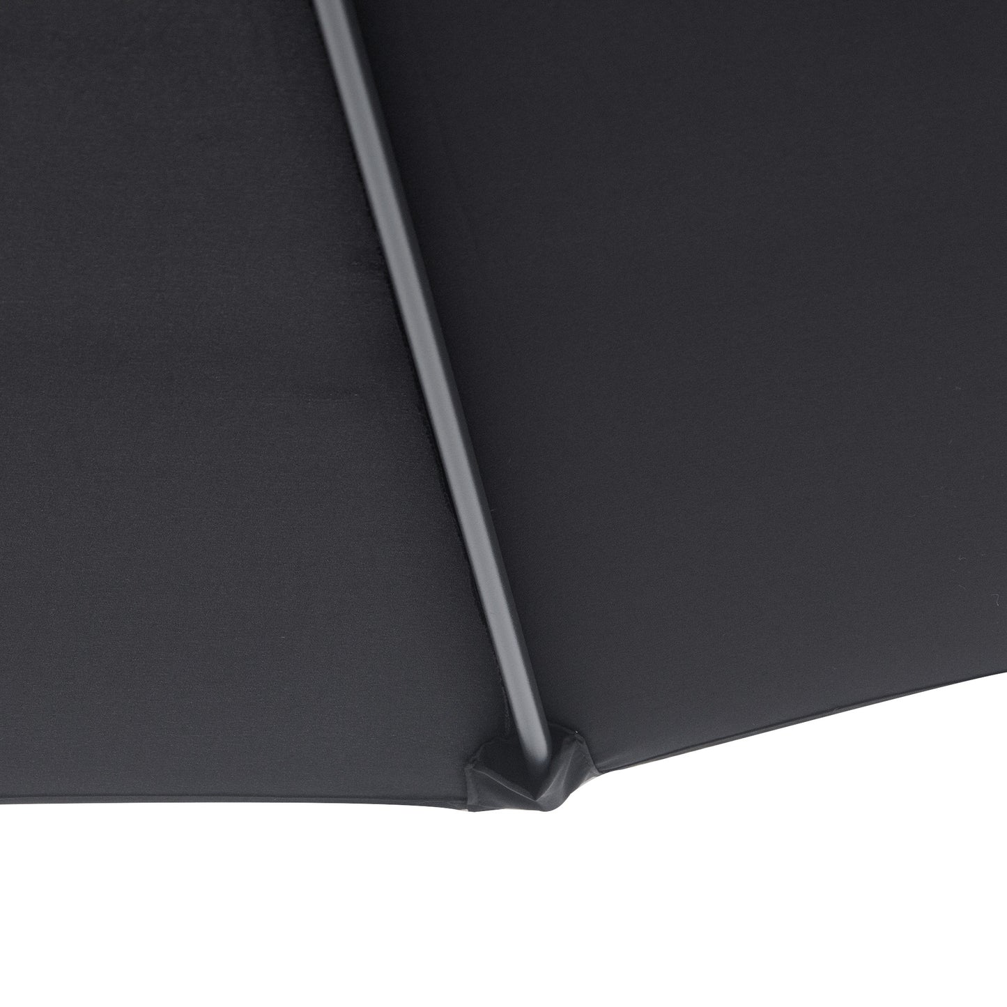 Outsunny Sombrilla De Jardín Ø295x250cm Inclinable Manivela Base Cruzada Negro_3