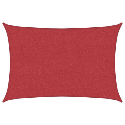 Vidaxl Toldo De Vela Rojo Hdpe 160 G/m² 2x2,5 M_0