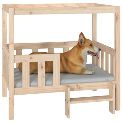 Vidaxl Cama Para Perros Madera Maciza De Pino 95,5x73,5x90 Cm_3