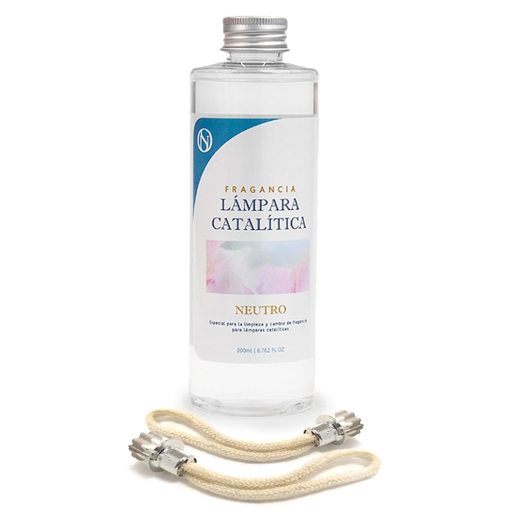 Pack Ahorro Limpieza De Lámpara Catalítica 100ml: 2x Mechas De Repuesto Pequeñas + Limpiador Neutro 200ml_0