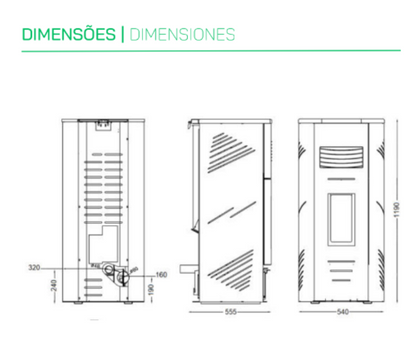 Estufa Pellets Mekka Modelo Era 12_2