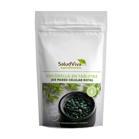 Algas Chlorella em comprimidos ECO 125 g, Salud Viva
