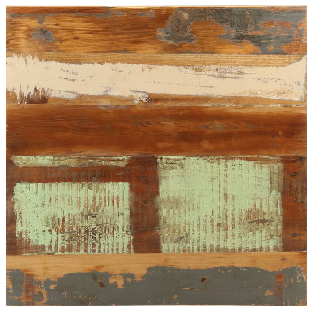Mesa De Bistró Cuadrada Madera Maciza Reciclada 50x50x75 Cm_1