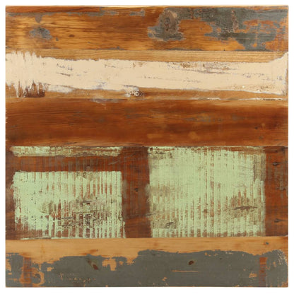 Mesa De Bistró Cuadrada Madera Maciza Reciclada 50x50x75 Cm_1