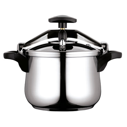 Olla Presión 6 Litros, Inducción, Express, Acero Inox. 18/10 Todas Cocinas, Fondo Termodifusor Fagor Clásica Bombe 6 Plata_0