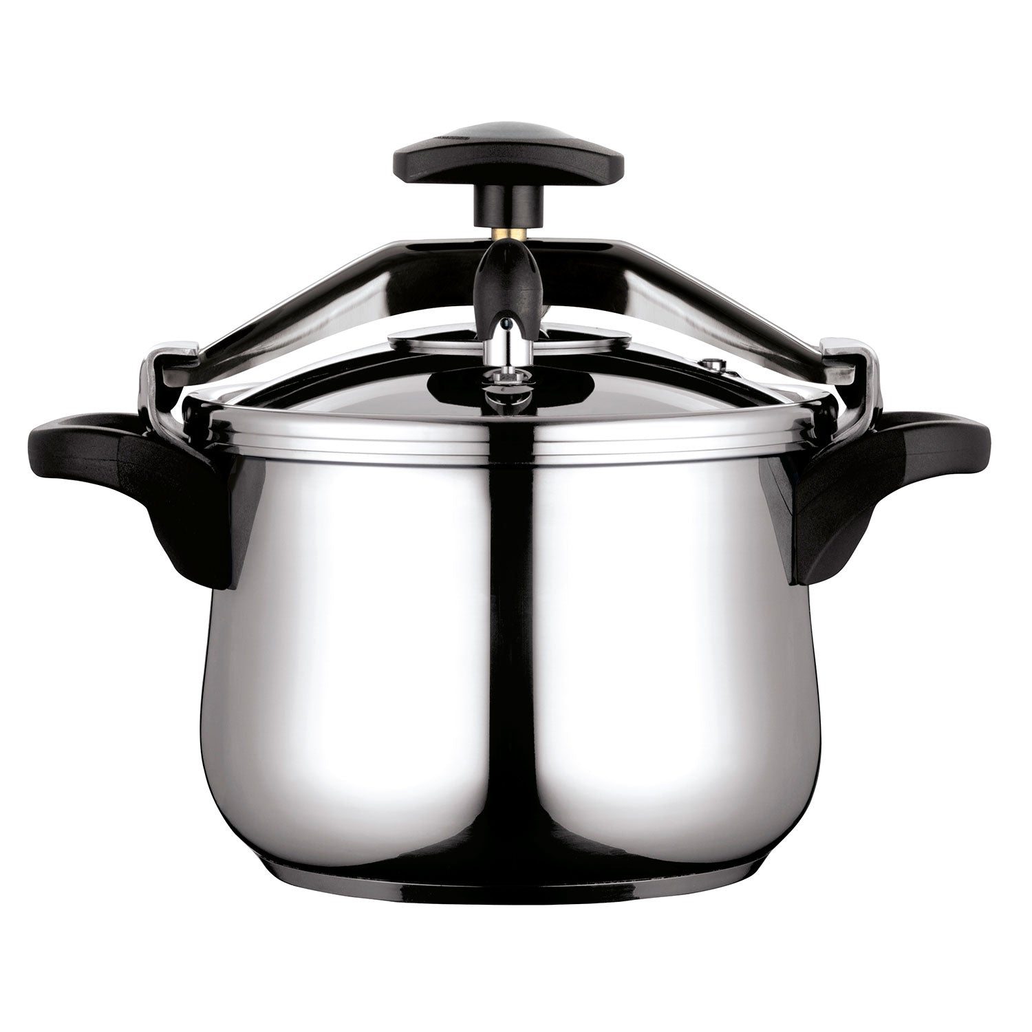 Olla Presión 8 Litros, Inducción, Express, Acero Inox. 18/10 Todas Cocinas, Fondo Termodifusor Fagor Clásica Bombe 8 Plata_0