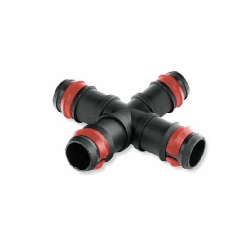 Cruz Goteo 4 Salidas Con Anilla De Seguridad 16mm. Bolsa De 2 Unidades_0