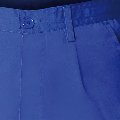 Pantalon De Trabajo Largo, Color Azul, Multibolsillos, Resistente, Talla 60_1
