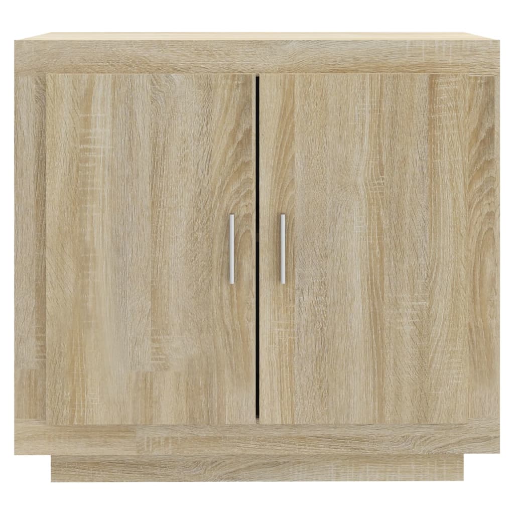 Aparador De Madera Contrachapada Roble Sonoma 80x40x75 Cm / Vetonek_2