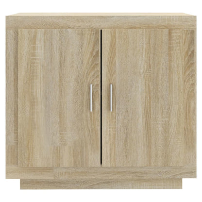 Aparador De Madera Contrachapada Roble Sonoma 80x40x75 Cm / Vetonek_2