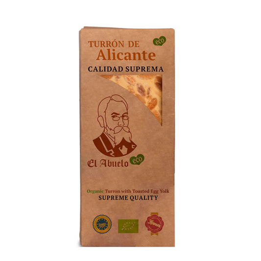 Nogado de amêndoa de Alicante biológico, El Abuelo, 200 g