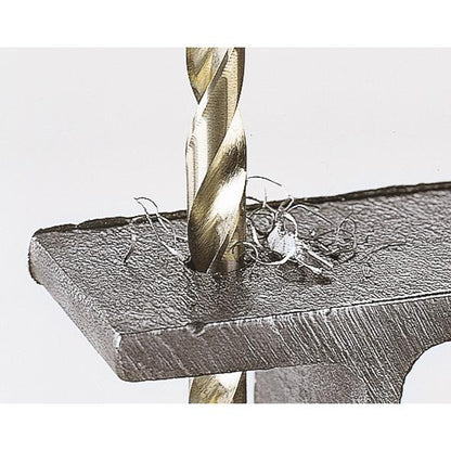 Brocas helicoidais retificadas de haste redonda HSS Wolfcraft para metal