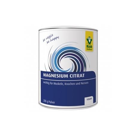 Pó de citrato de magnésio Raab 200 g