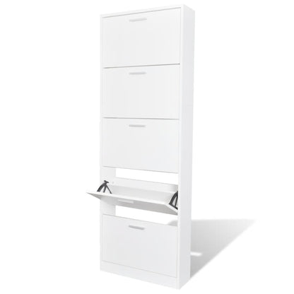 Mueble Zapatero Blanco Con 5 Compartimentos / Vetonek_4