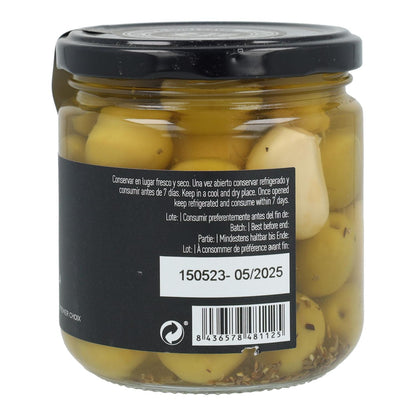 Azeitonas Manzanilla com Alho e Alecrim La Chinata 350 gr