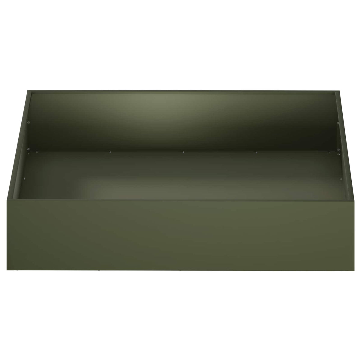 Macetero De Jardín Verde Oliva 80 X 80 X 20 Cm_2