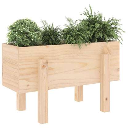 Jardinera Madera Maciza De Pino 62x30x38 Cm_2