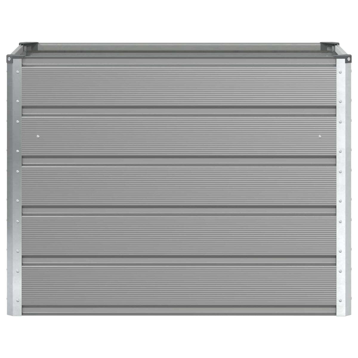 Jardinera Gris Claro 100 X 50 X 77 Cm Acero Galvanizado_3