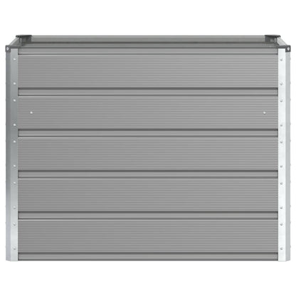 Jardinera Gris Claro 100 X 50 X 77 Cm Acero Galvanizado_3