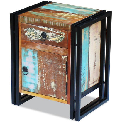 Mesita De Noche De Madera Maciza Reciclada_3