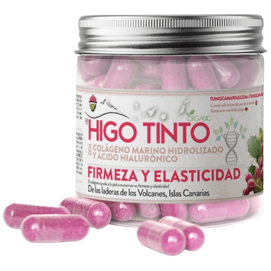 Higo Tinto Con Colágeno Marino Y Ácido Hialurónico - Firmeza Y Elasticidad (90 Cápsulas)_0