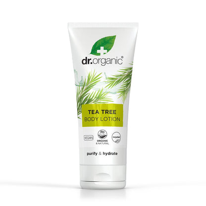 Loção de Árvore do Chá Biológica para a Pele Dr. Organic 200ml