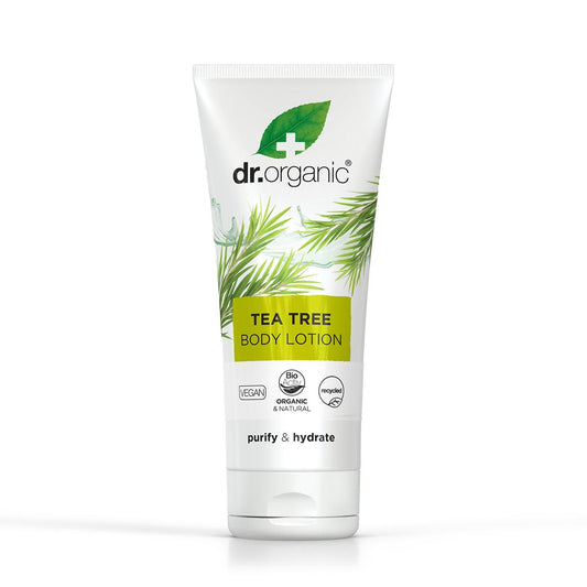 Loção de Árvore do Chá Biológica para a Pele Dr. Organic 200ml