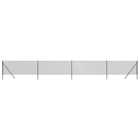 Cerca De Alambre Gris Antracita 0,8x10 M / Vetonek_0