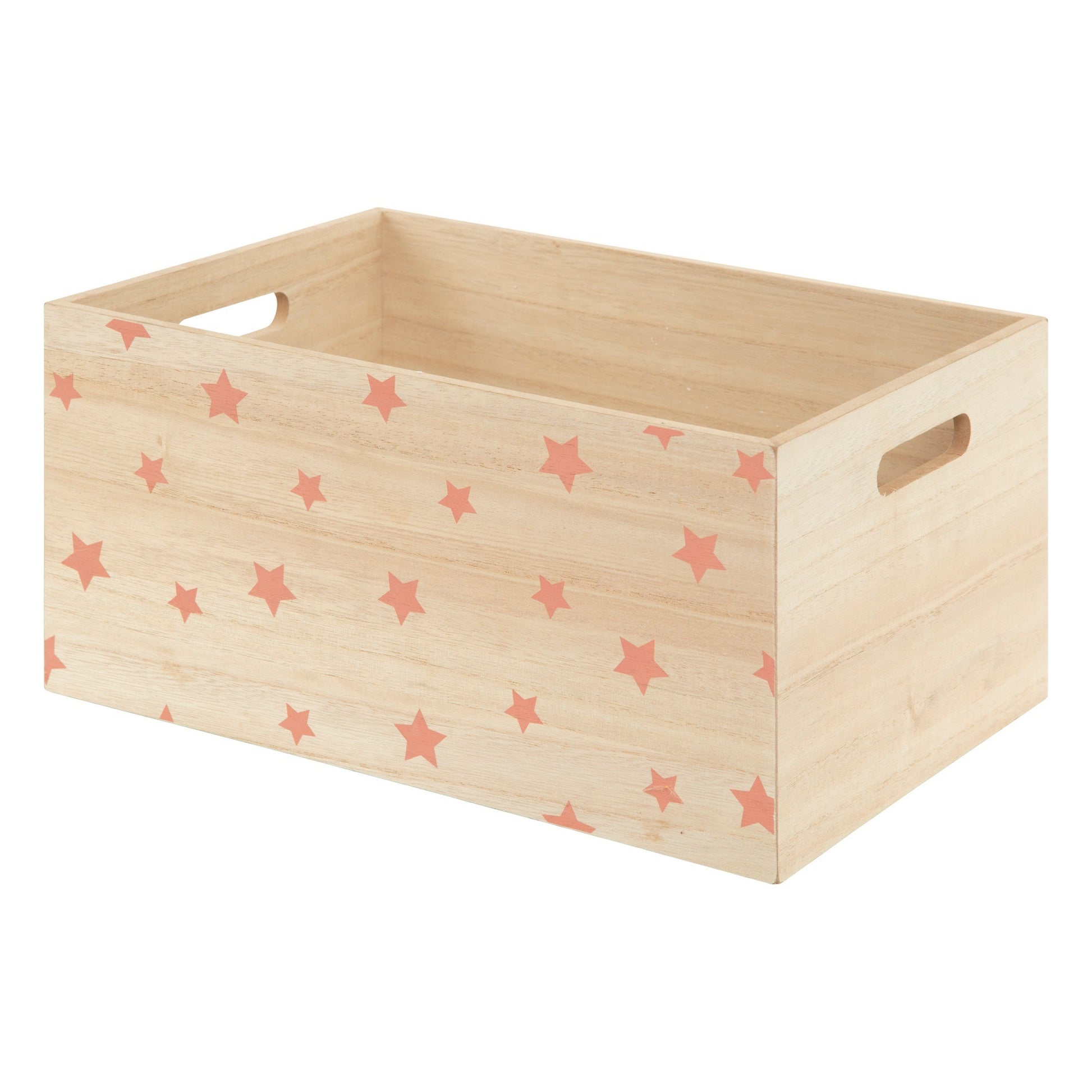 Set De 3 Cajas Ordenación Madera Estrellas_1