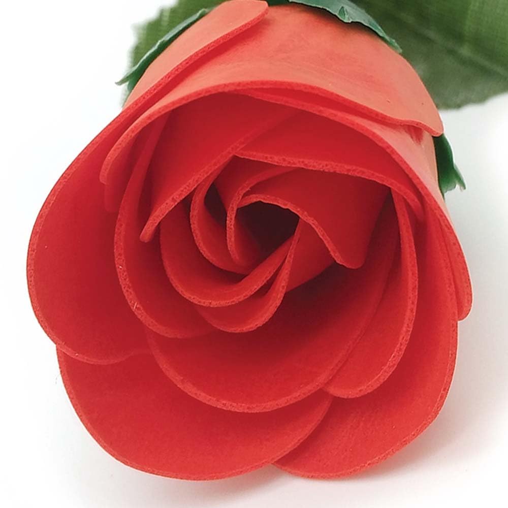 3 Rosa Con Pétalos De Jabón Aromático Para Baño Relajante (roja) - Regalo Original Para Días Especiales - Aroma Atalcado_4