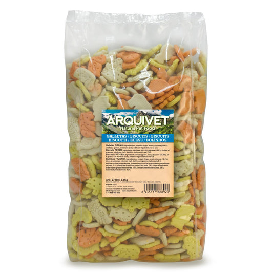 Petisco natural para cães Arquivet Farm Cookies 2,5 Kg