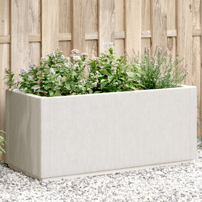 Caja De Flores De Jardín Blanco_1