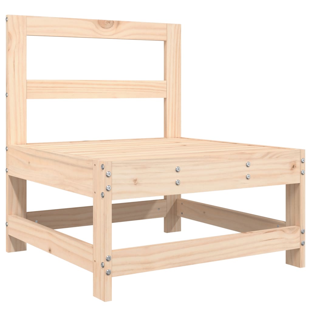 Vidaxl Juego Muebles De Jardín 10 Piezas Madera Maciza Pino_5