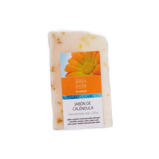 Sabonete natural de calêndula Amapola Biocosmetics 100 g