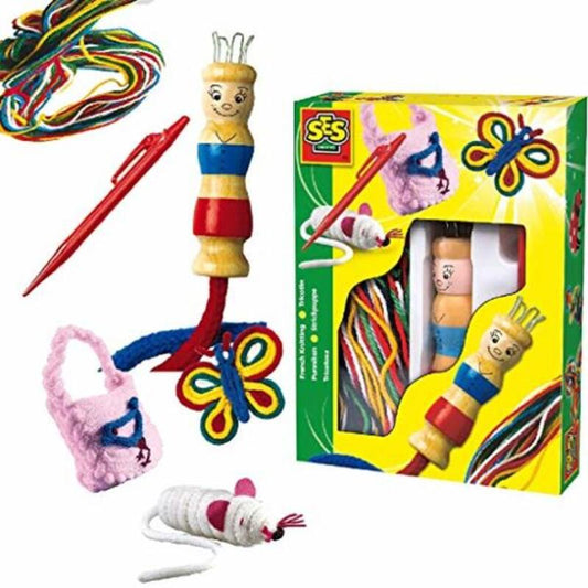 Juego Educativo Ses Creative Tricotin Con Hilos De Diferentes Colores Colorful (1 Pieza)_0