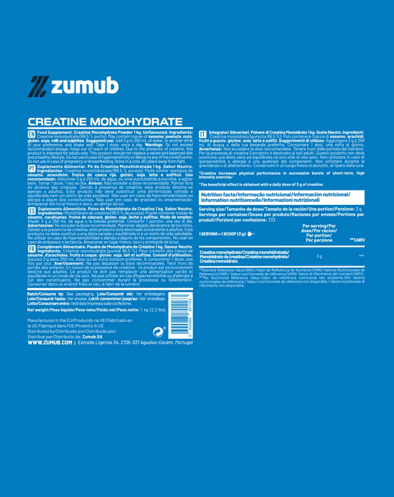 Zumub Creatine 1kg_1