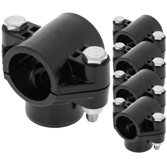 Pack De 5 Unidades Collarín De Toma De Polietileno De 32 Mm X 3/4“ Para Sistema De Riego_0