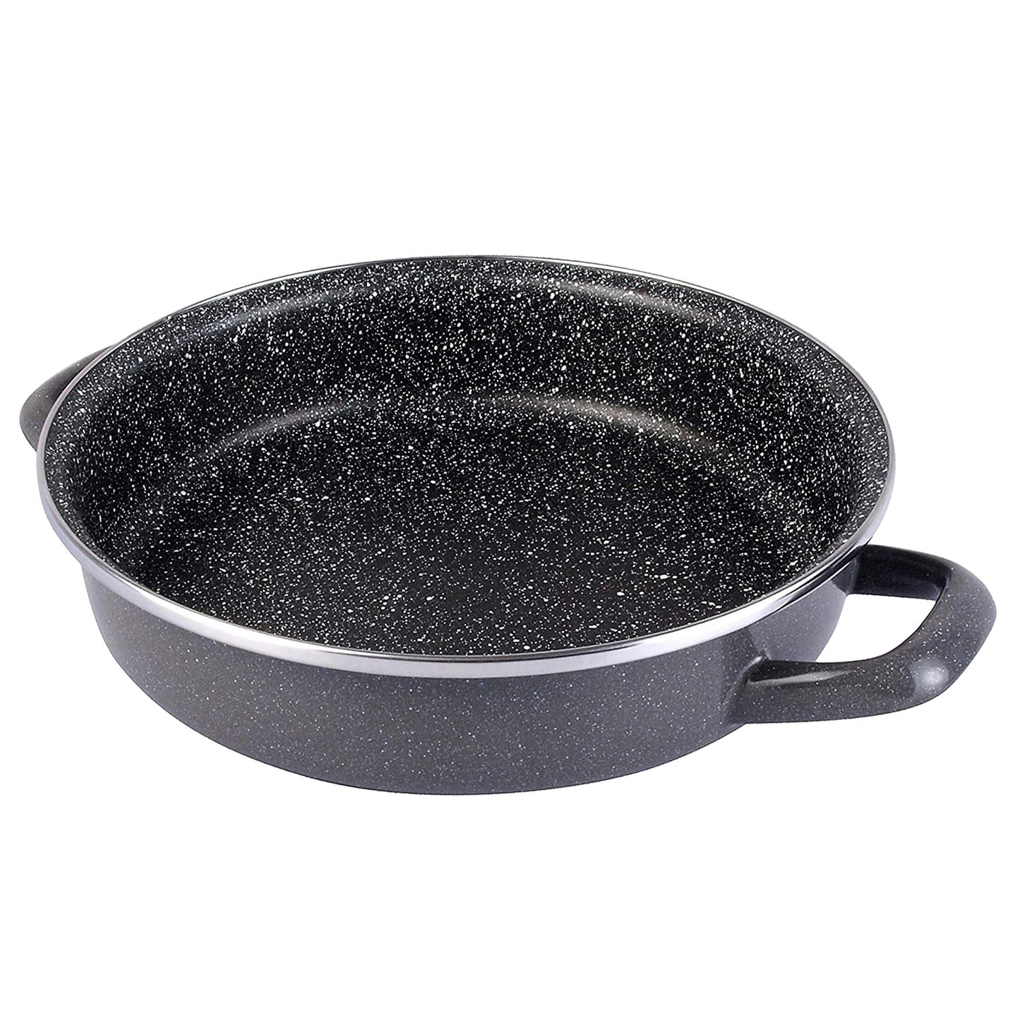Magefesa K2 Gransasso Tartera 28, Acero Esmaltado Vitrificado, En Gris, Inducción Y Lavavajillas_0