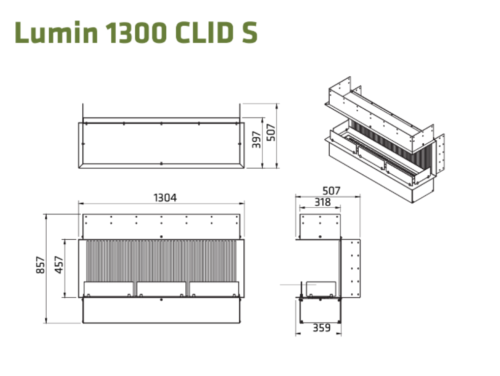 Bricosol Estufa Bioetanol Lacunza Modelo Lumin 1300 Clid S_4