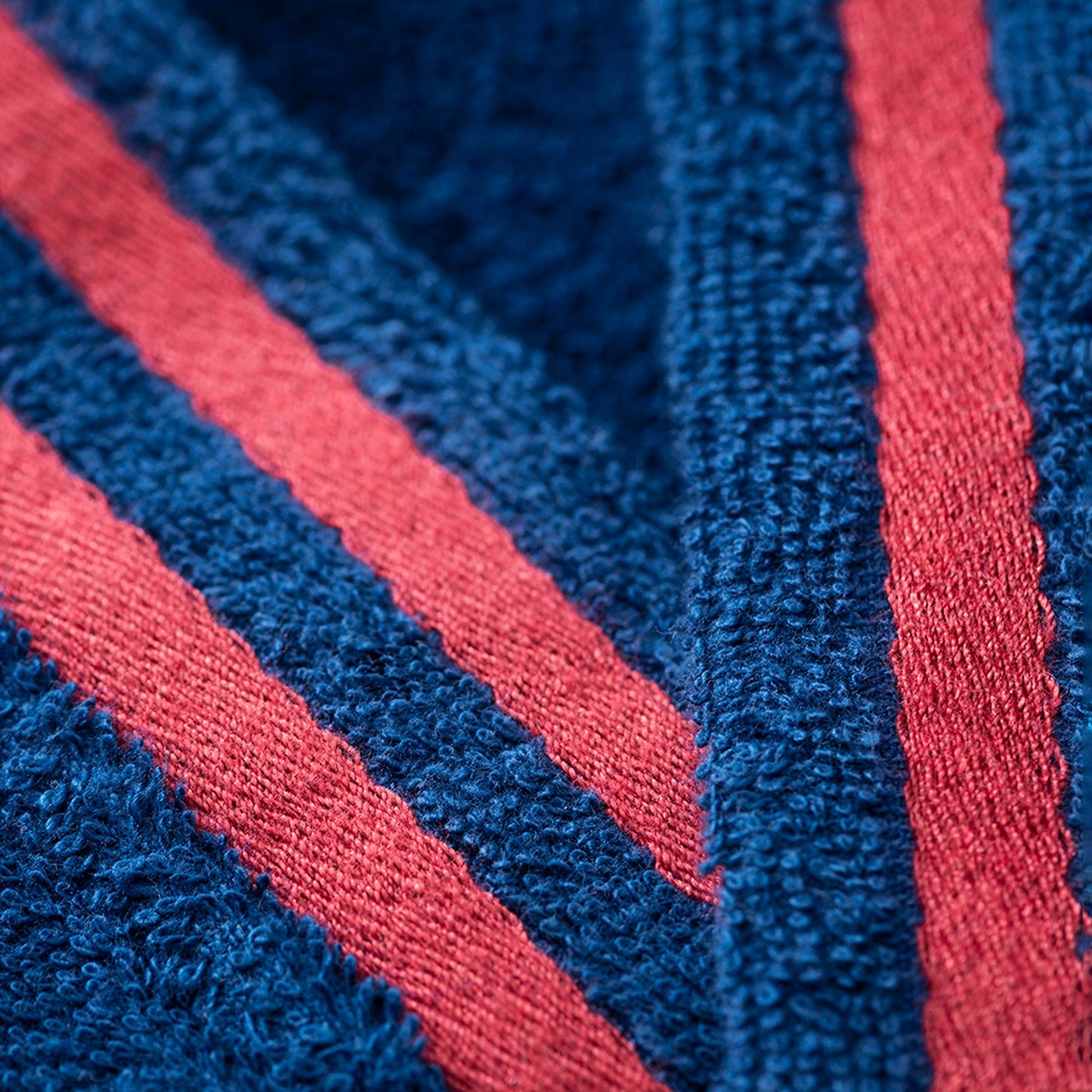 Albornoz Azul Marino S/m 320gsm 100% Algodón Con Logo Bordado El Ganso_3