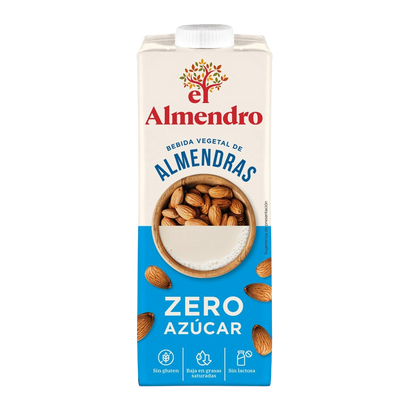 Pack de 6 Bebidas de Amêndoa Zero Açúcar El Almendro 1L