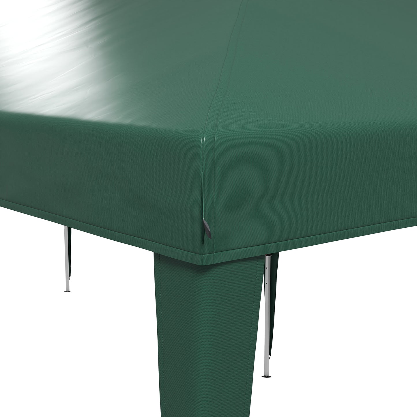 Outsunny Carpa Plegable 6x3 M Con Altura Ajustable En 3 Niveles Verde_4